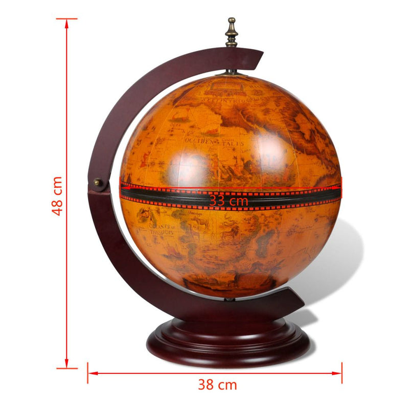 Globe with Embowed Wine Liquor Stand