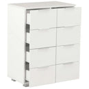 Glossy White Chipboard Sideboard 60x35x76cm