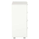 Glossy White Chipboard Sideboard 60x35x76cm