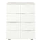 Glossy White Chipboard Sideboard 60x35x76cm