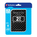 Verbatim 2Tb Usb 3 Black Store N Go Hdd Grid Design