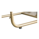 Gold Clothing Retail Shop Commercial Garment Display Rack