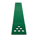 Golf Putting Matt Pong Game Toy Set Green With 2 Putters 6 Balls