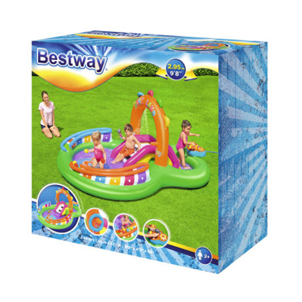 Good For 3 Kids Inflatable Above Ground Swimming Play Pool