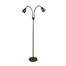 Goose Neck Styled Twin Floor Lamp
