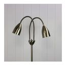 Goose Neck Styled Twin Floor Lamp