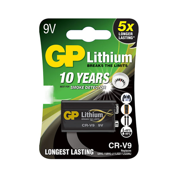 Gp 9V Lithium Battery
