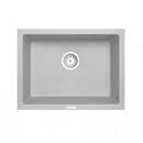 610X457Mm Single Bowl Granite Stone Kitchen Laundry Sink Mount Grey