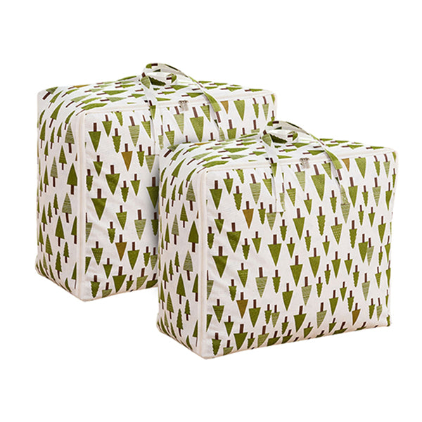 Green Tree Medium Storage Luggage Bag