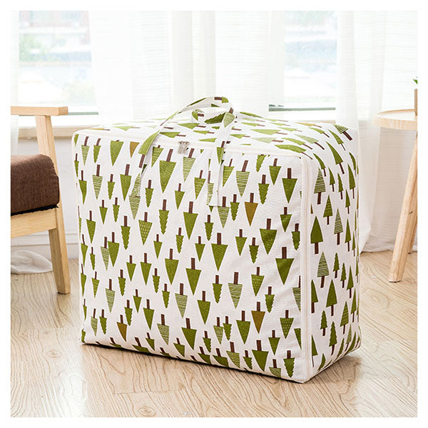 Green Tree Medium Storage Luggage Bag