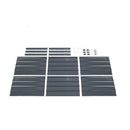 Greenfingers Garden Bed 2Pcs 130X130X46Cm Galvanised Steel