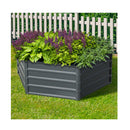Greenfingers Garden Bed 2Pcs 130X130X46Cm Galvanised Steel