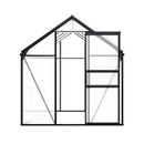 Greenhouse Anthracite Aluminium 190X250 Cm