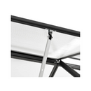 Greenhouse With Base Frame Anthracite Aluminium 190X250 Cm