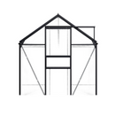 Greenhouse With Base Frame Anthracite Aluminium 190X310 Cm