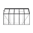 Greenhouse With Base Frame Anthracite Aluminium 190X310 Cm