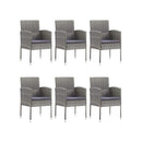 Grey 7 Piece Outdoor Garden Dining Set