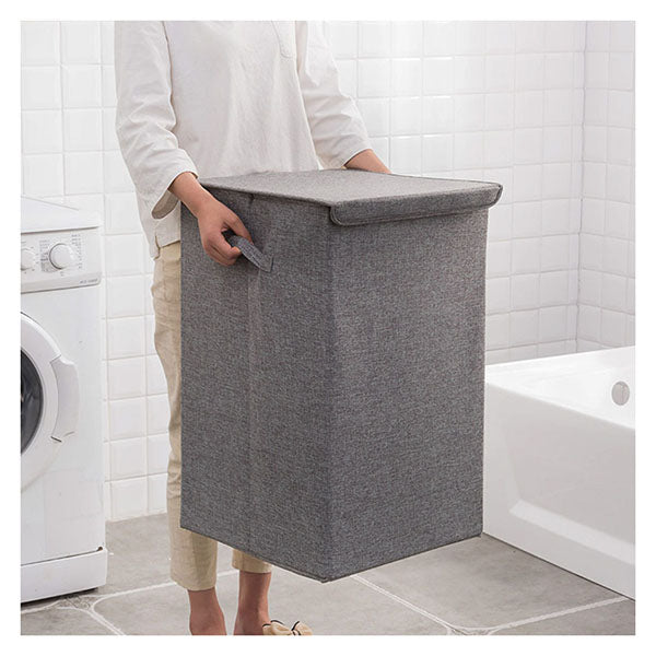 Grey Large Laundry Laundry Hamper Storage Box