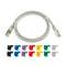 Grey Patch Lead CAT6A Shielded With Multi Coloured Clips