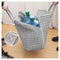 Grey Plaid Extra Large Storage Luggage Bag