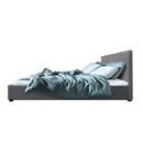 Grey Queen Nino Bed Frame Fabric