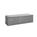 Grey Storage Ottoman