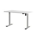 Electric Standing Desk Motorised Sit Stand Desks Table Grey 140Cm