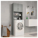 Grey Chipboard Washing Machine Cabinet