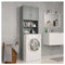 Grey Chipboard Washing Machine Cabinet