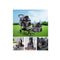 Grey Pet Stroller Dog Carrier Foldable Pram 3 IN 1 Middle Size