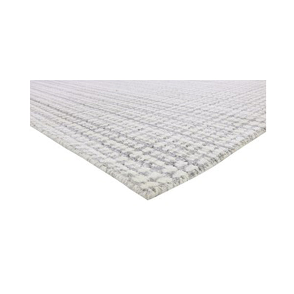 Grid Silver Handmade Rug 160 X 230 Cm