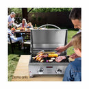 Grillz Portable 2 Burner Gas BBQ