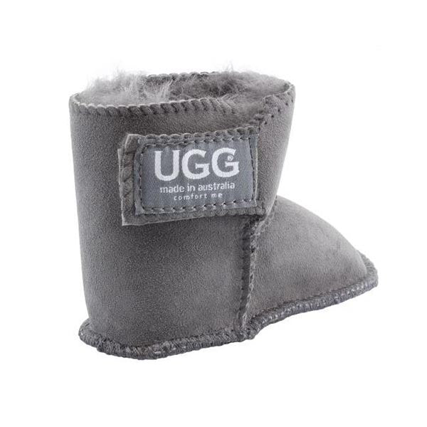 Gripper Dots Baby UGG Boot Grey