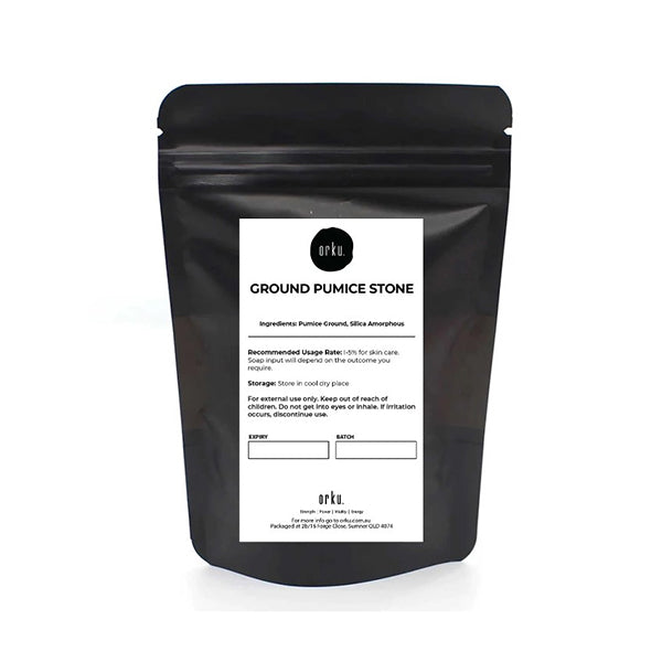 400G Ground Pumice Stone Granular Powder Bags Eco Exfoliant Body Scrub