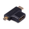Alogic Micro And Mini Hdmi M To Hdmi F Adapter Male To Female