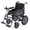 Electric Folding Wheelchair, Folding, XL Wide Seat, Long Range, Lithium Battery, Black