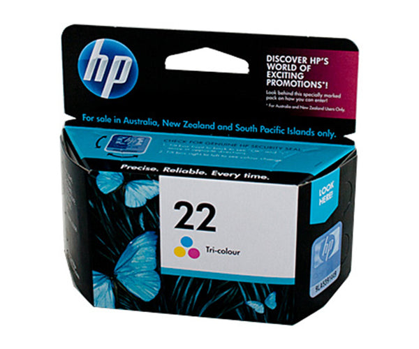 HP 22 Colour Ink Cart C9352AA