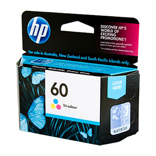 HP 60 Tri Colour Ink CC643WA