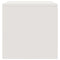 High Gloss White Chipboard Bedside Cabinets 2 Pieces