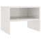 High Gloss White Chipboard Bedside Cabinets 2 Pieces