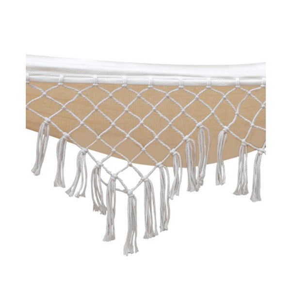 Gardeon Double Tassel Hammock with Wooden Hammock Stand