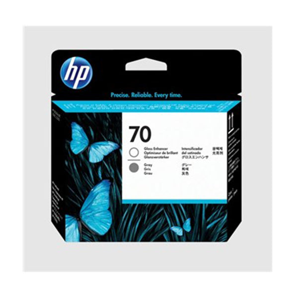 HP 70 Gloss Enhancer And Grey Printhead