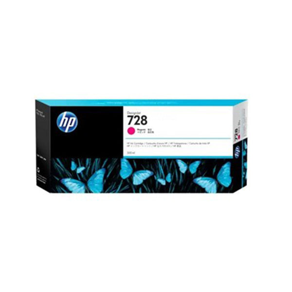 HP 728 Designjet Ink Cartridge For T730 Printer  300Ml Magenta