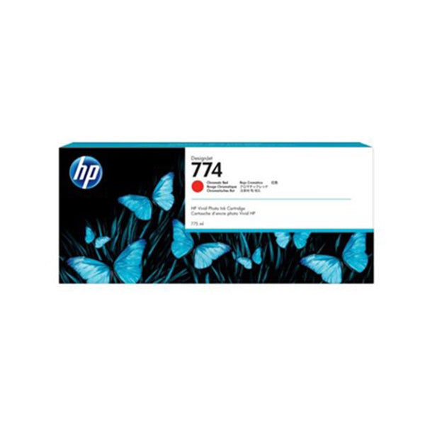 HP 774 Designjet Ink Cartridge For Z6810 Printer 775Ml Chromatic Red