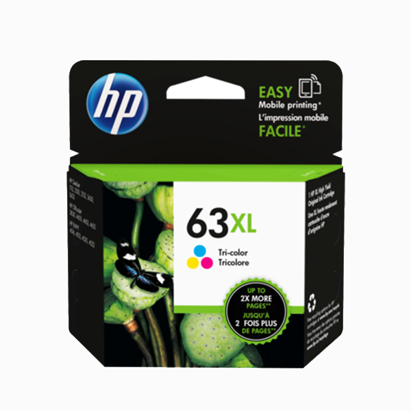 HP 63XL High Yield Tri-Color Original Ink Cartridge