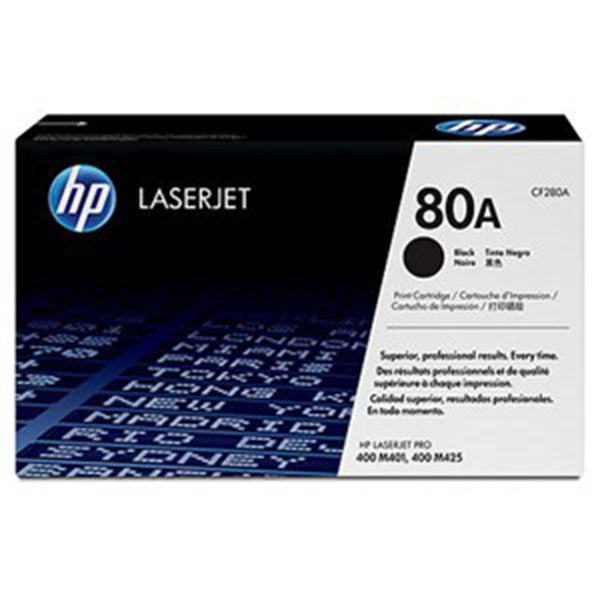 HP 80A Black Laserjet Toner Cartridge