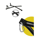 Hammock Chair With Steel Stand Tassel Hanging Rope
