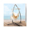Hammock Chair With Steel Stand Tassel Hanging Rope