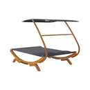 Hammock With Canopy 165 X 198 X 140 Cm Solid Bent Wood