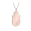 Hamsa Necklace With Names